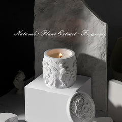 Embrace Vintage Luxury: Discover Our Retro Sculpted Aromatherapy Candle!